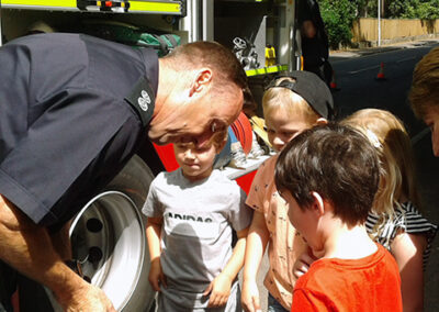 Fire service visit - Fire service visit - Finding out about the equipment